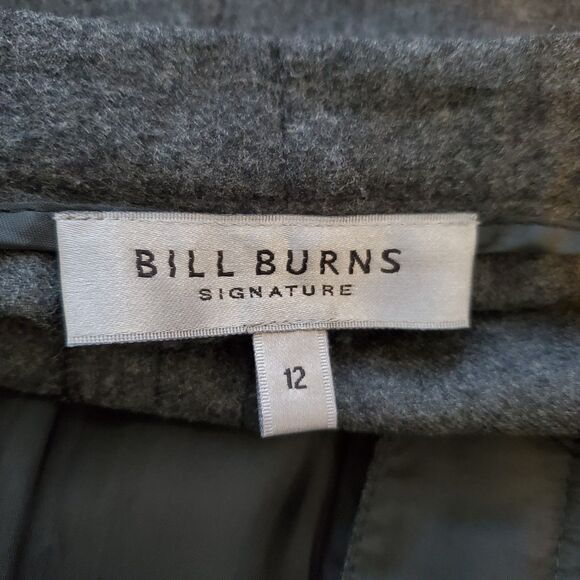 Vintage 80s/90s Bill Burns Gray Wool Trousers - Picture 6 of 7
